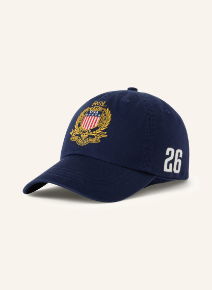 POLO RALPH LAUREN Cap – DUNKELBLAU / ROT / WEISS
