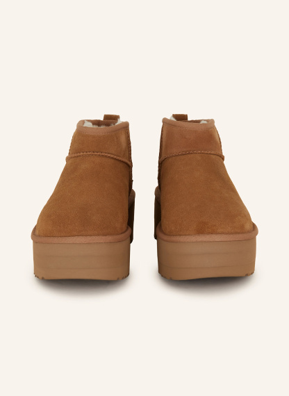 UGG Plateau-Boots CLASSIC ULTRA MINI PLATFORM – COGNAC