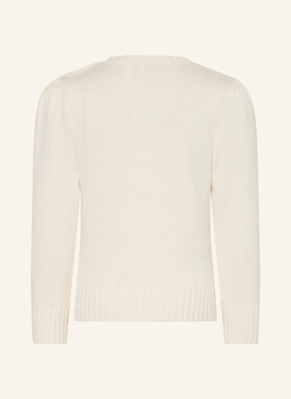 POLO RALPH LAUREN Pullover – WEISS / BRAUN / OLIV
