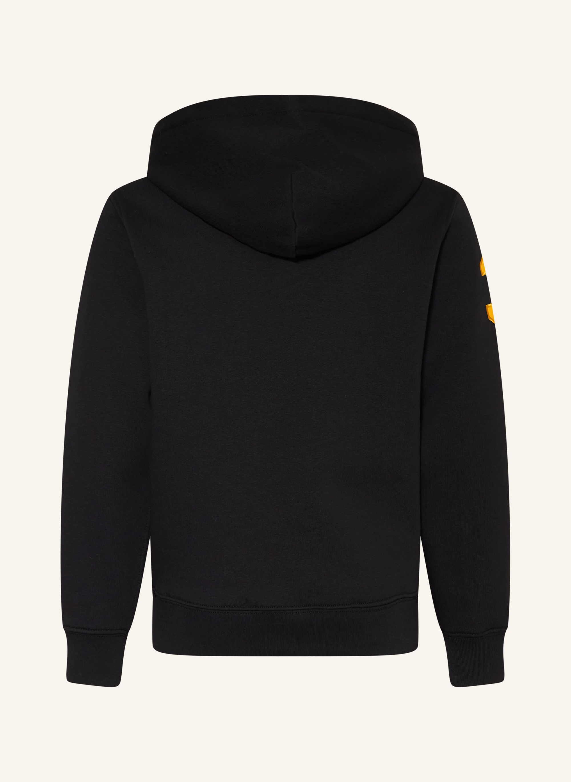POLO RALPH LAUREN Hoodie – SCHWARZ / DUNKELGELB