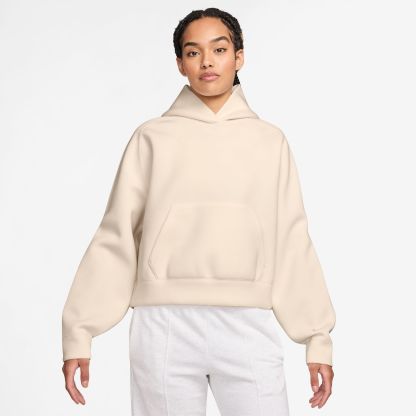 Nike Women's Pregame Fleece Hoodie - Chalk