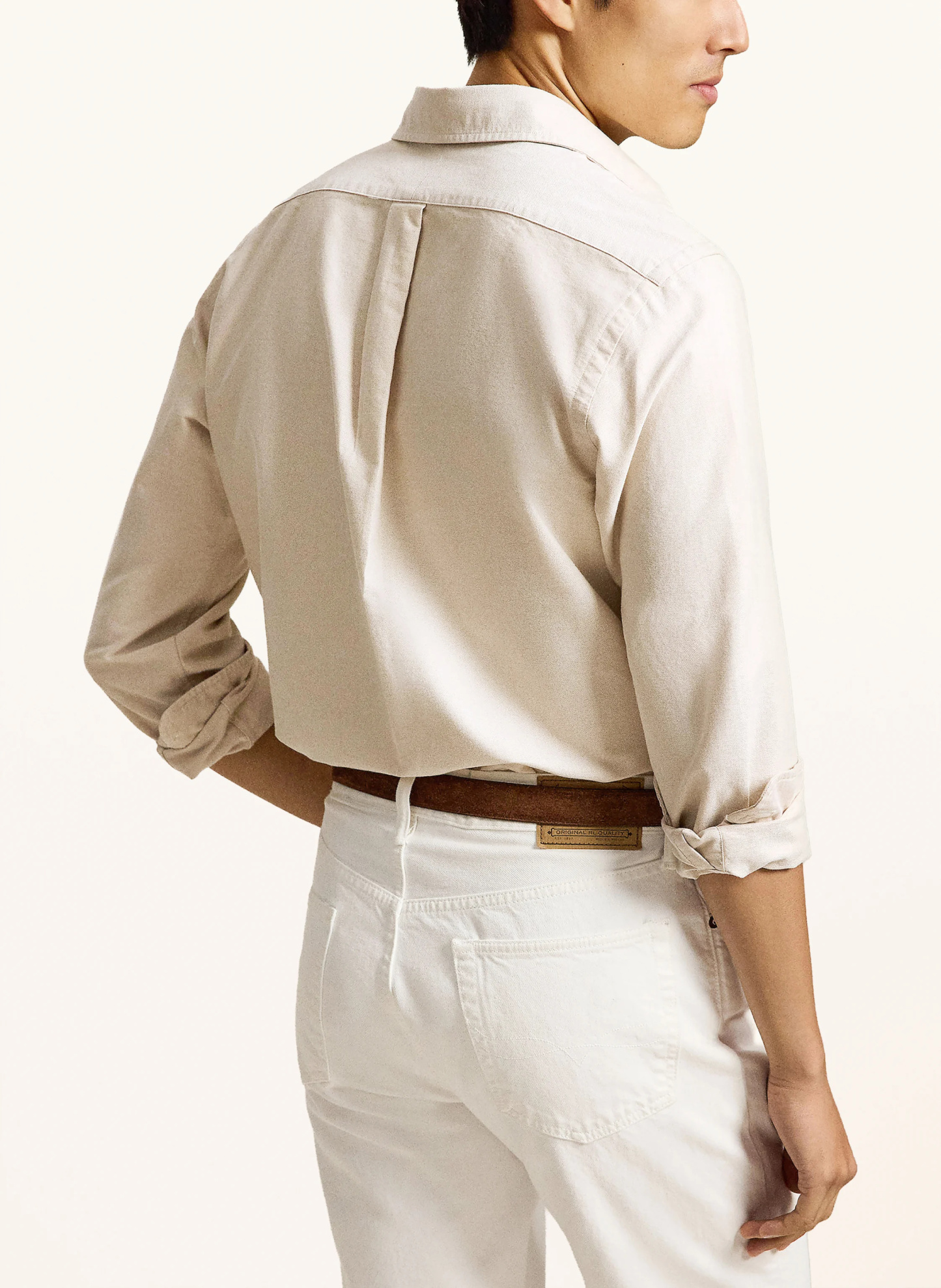 POLO RALPH LAUREN Oxfordhemd Custom Fit – CREME