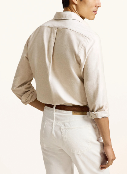 POLO RALPH LAUREN Oxfordhemd Custom Fit – CREME