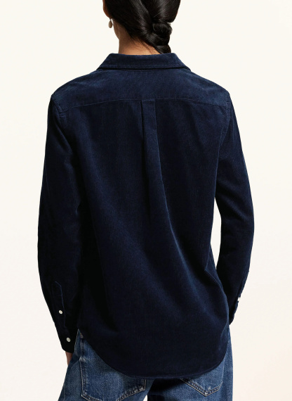 POLO RALPH LAUREN Hemdbluse aus Cord – DUNKELBLAU