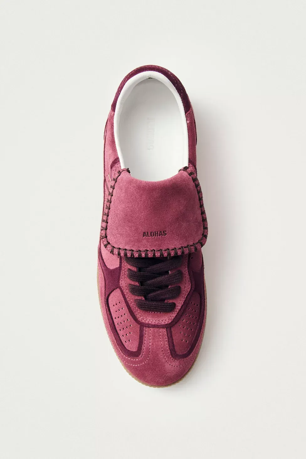 ALOHAS tb. 490 Leather Sneakers - Raspberry And Burgundy
