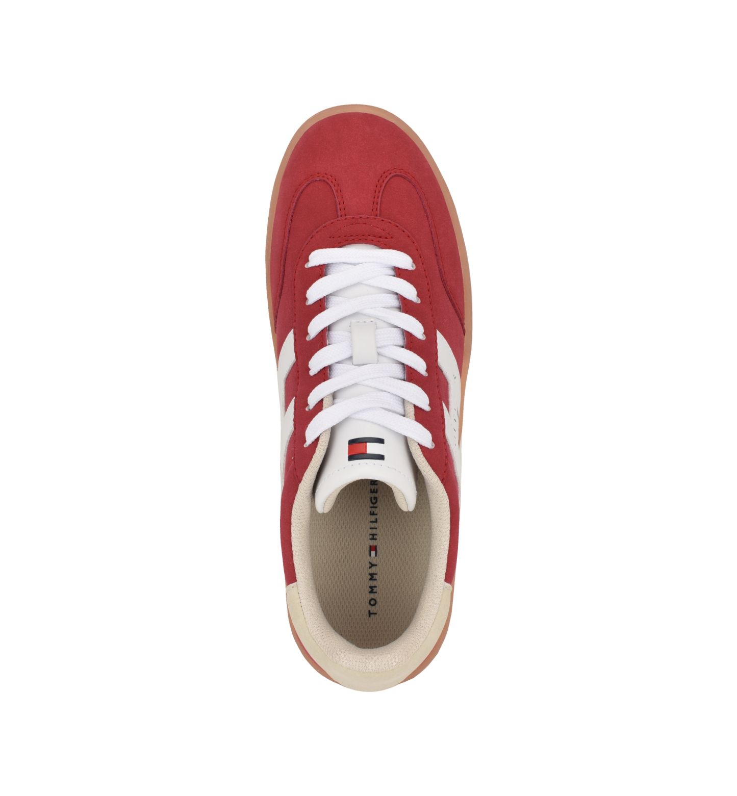 Tommy Hilfiger Women's Maisie Low Profile Lace-Up Sneakers - Red