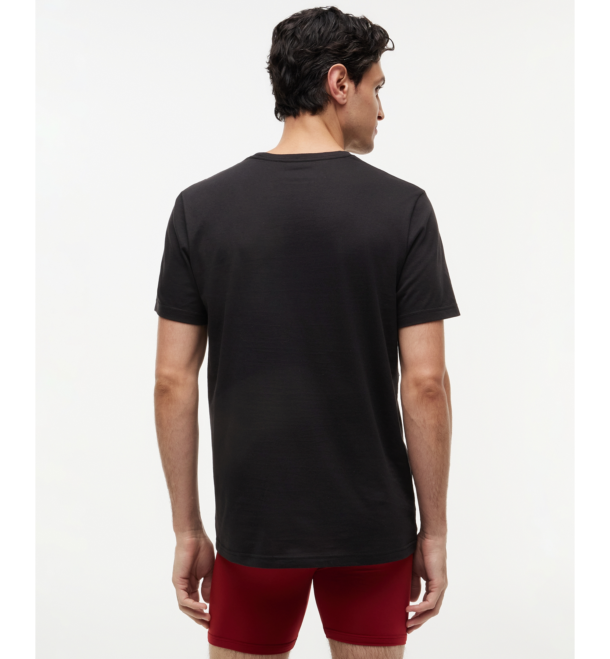 Tommy Hilfiger Men's 3-Pack Classic Cotton Undershirts - Black/Beige/Blue Assorted