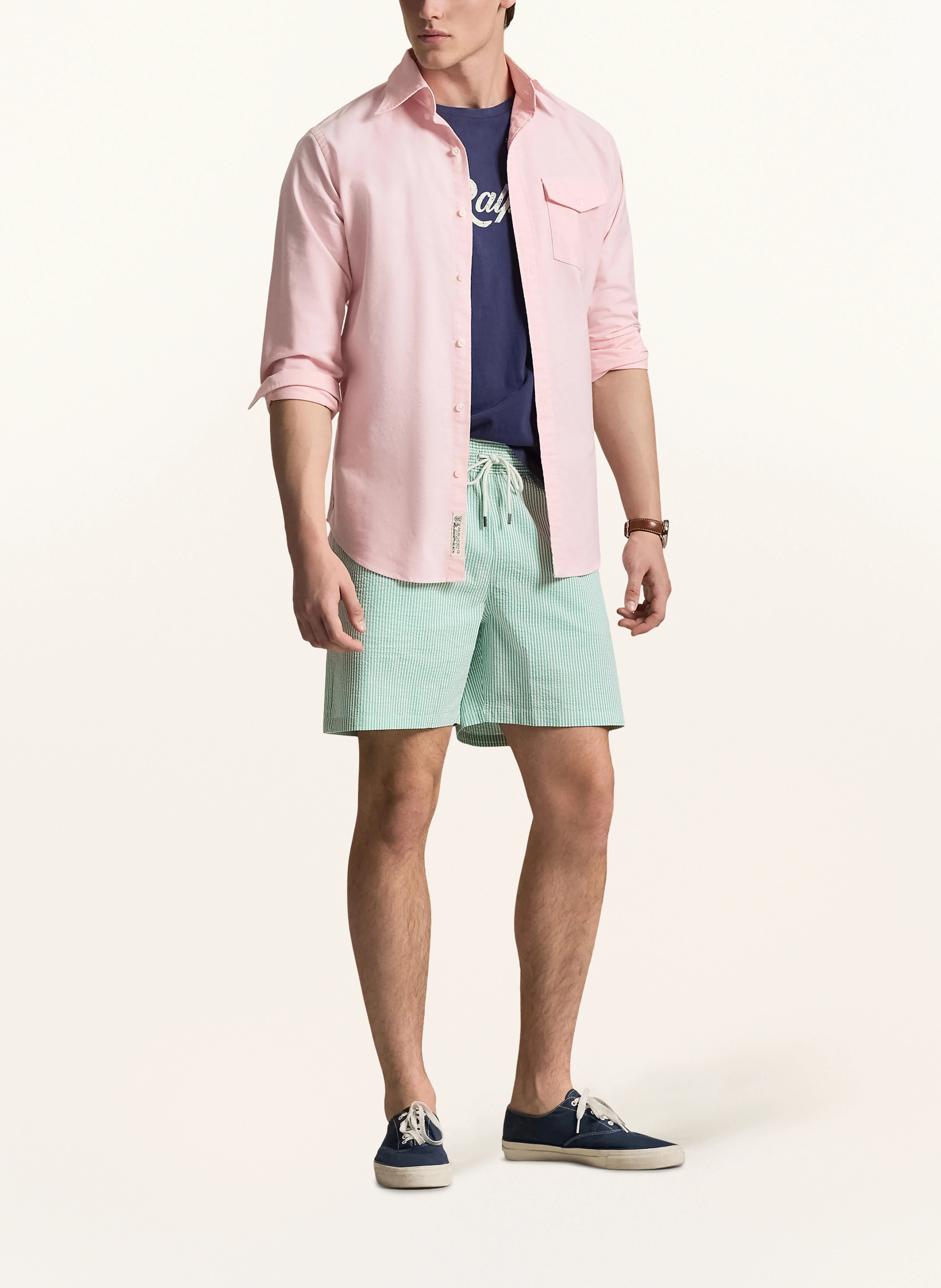 POLO RALPH LAUREN Badeshorts – MINT / WEISS
