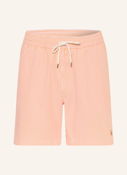 POLO RALPH LAUREN Badeshorts – ORANGE / WEISS