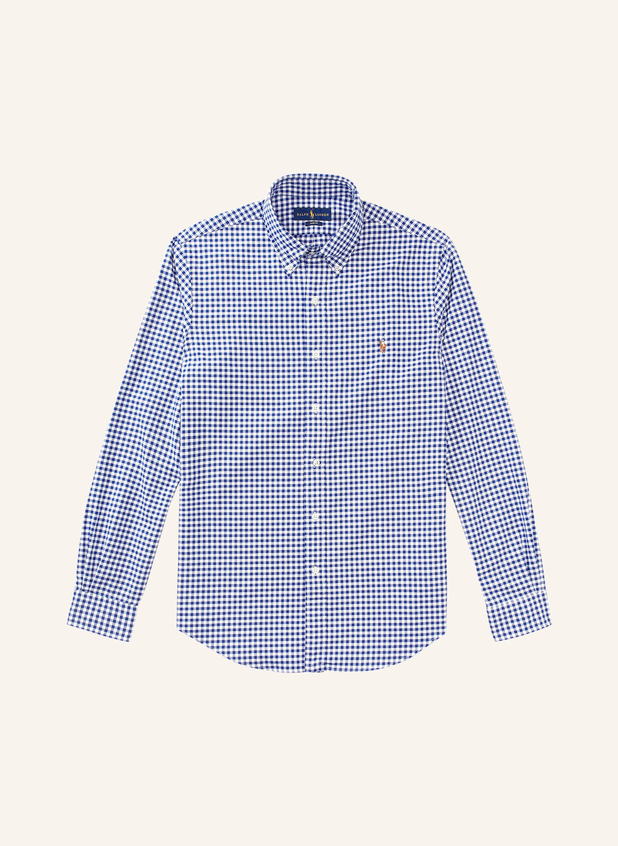 POLO RALPH LAUREN Oxfordhemd Slim Fit – WEISS / HELLBLAU
