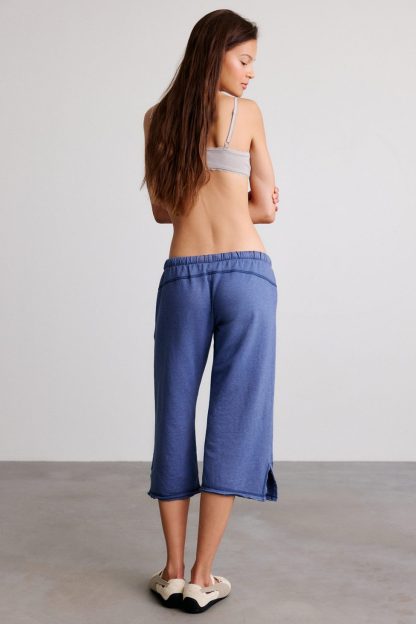 Out From Under Spring Breaker Slouch Capri Pants - Blue
