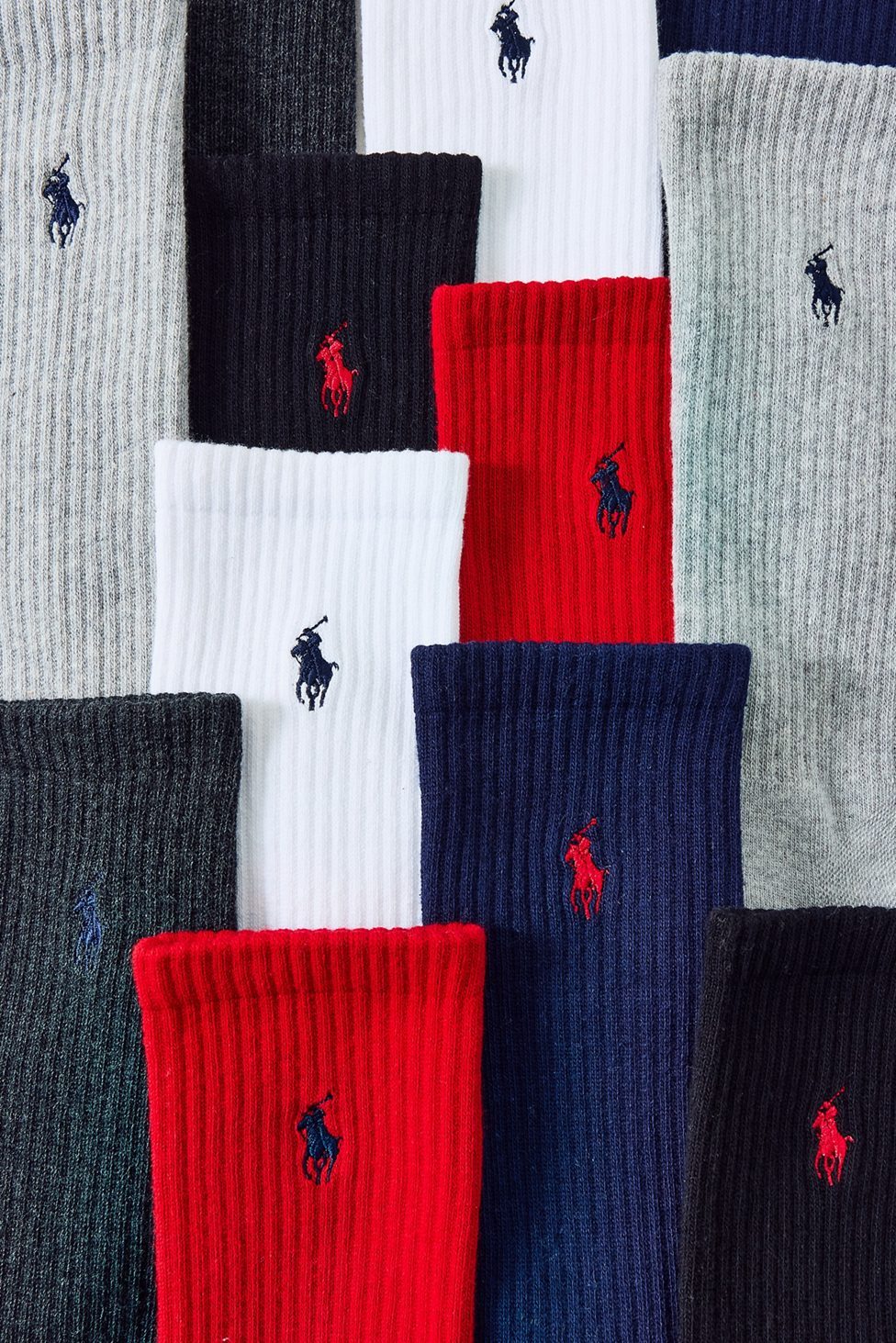 Polo Ralph Lauren Performance Crew Socks 6-Pack - Assorted