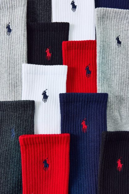 Polo Ralph Lauren Performance Crew Socks 6-Pack - Assorted