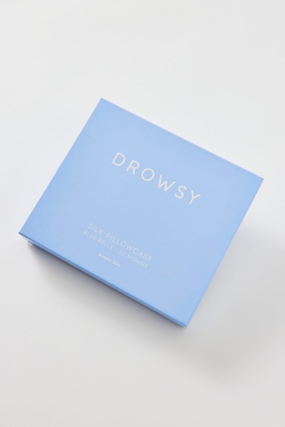 Drowsy Sleep Co. Queen Silk Pillowcase - Blue Belle