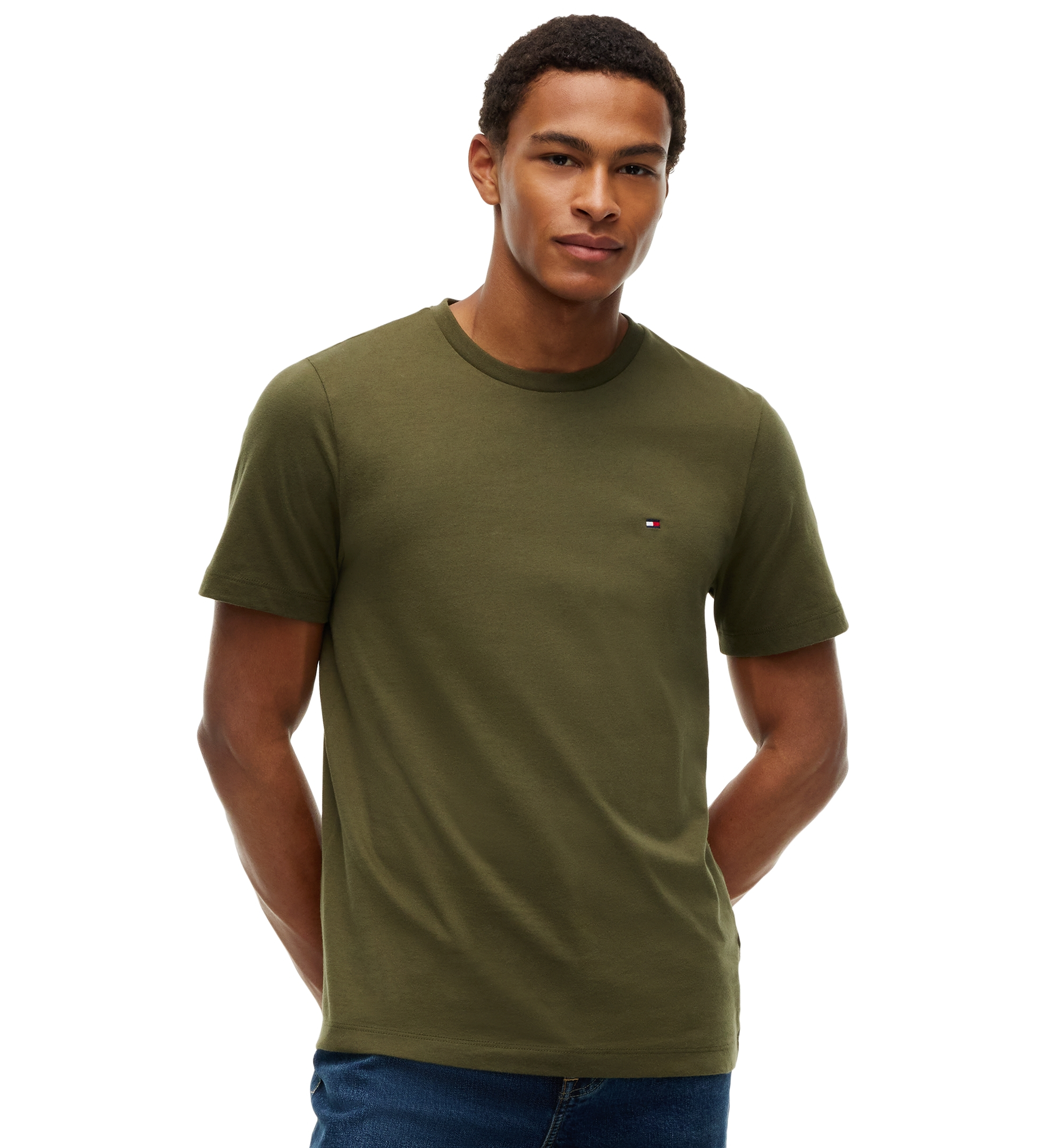 Tommy Hilfiger Men's Essential Regular-Fit T-Shirt - Huntsman Green
