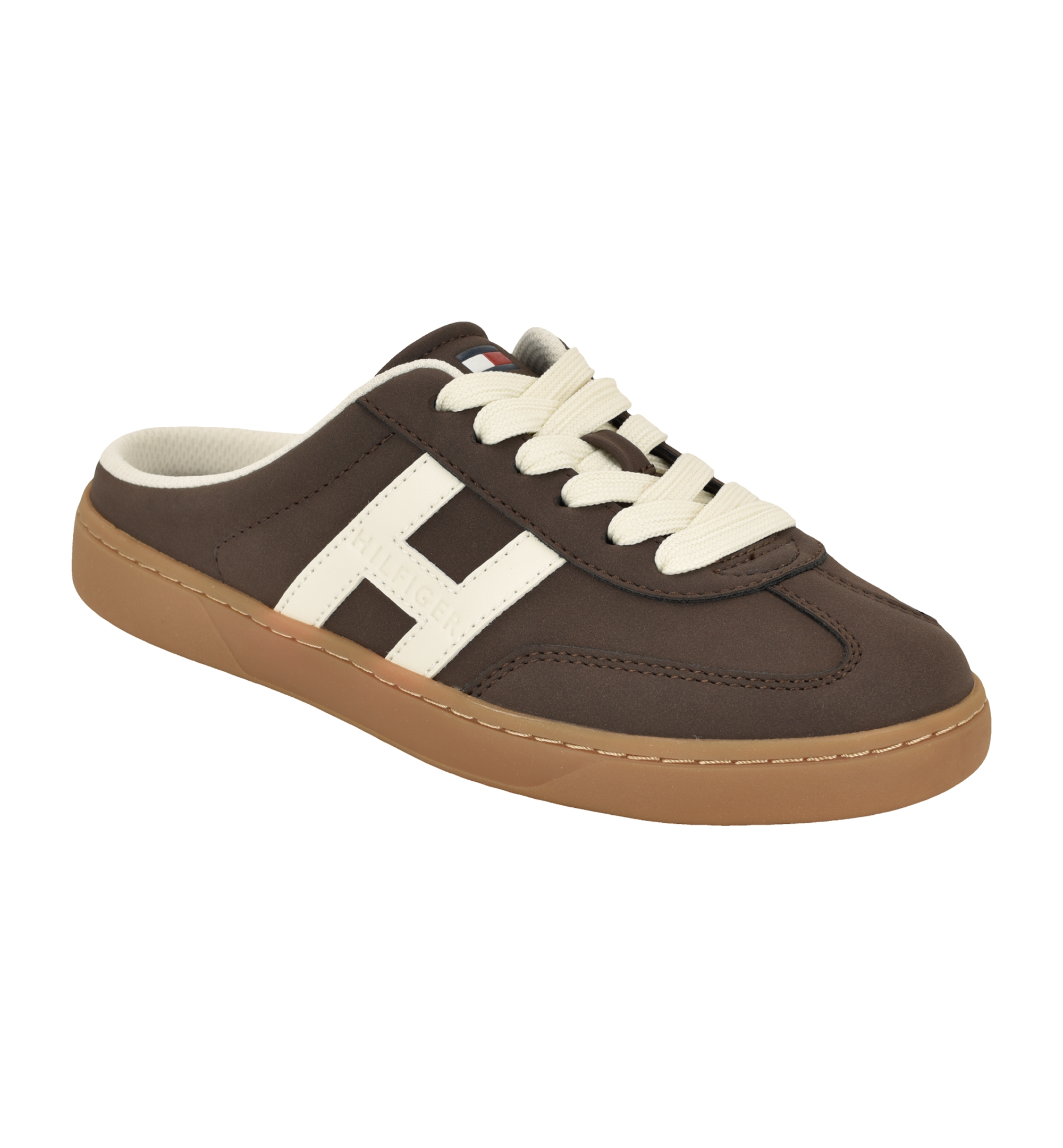 Tommy Hilfiger Women's Melinaz Slip-On Mule Sneakers - Dark Brown