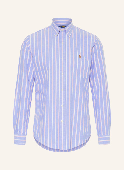 POLO RALPH LAUREN Oxfordhemd Custom Fit – BLAU / WEISS / ROSA