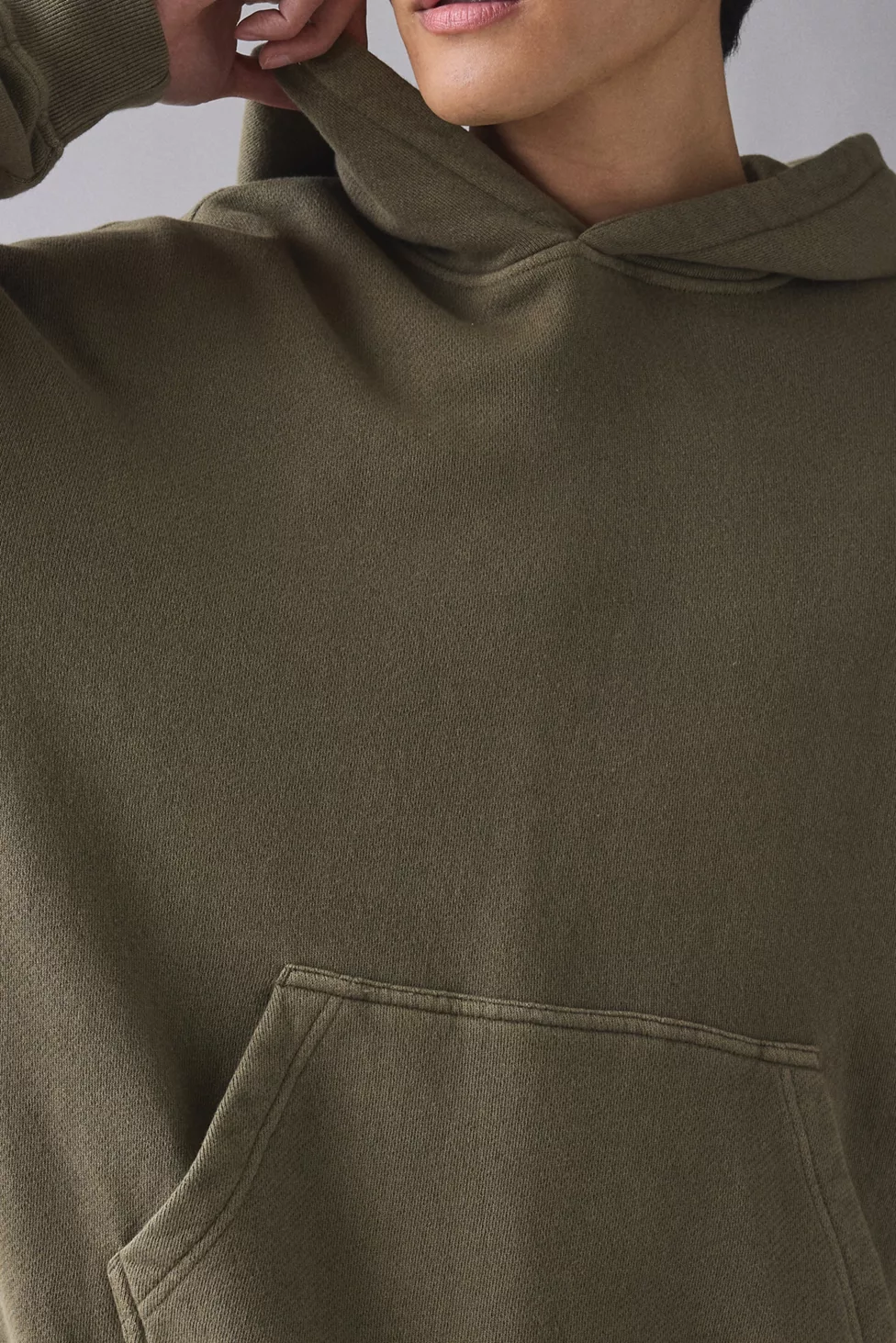 Standard Cloth Pregame Hoodie Sweatshirt - Burnt Olive Wash