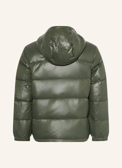 POLO RALPH LAUREN Daunenjacke mit abnehmbarer Kapuze – OLIV