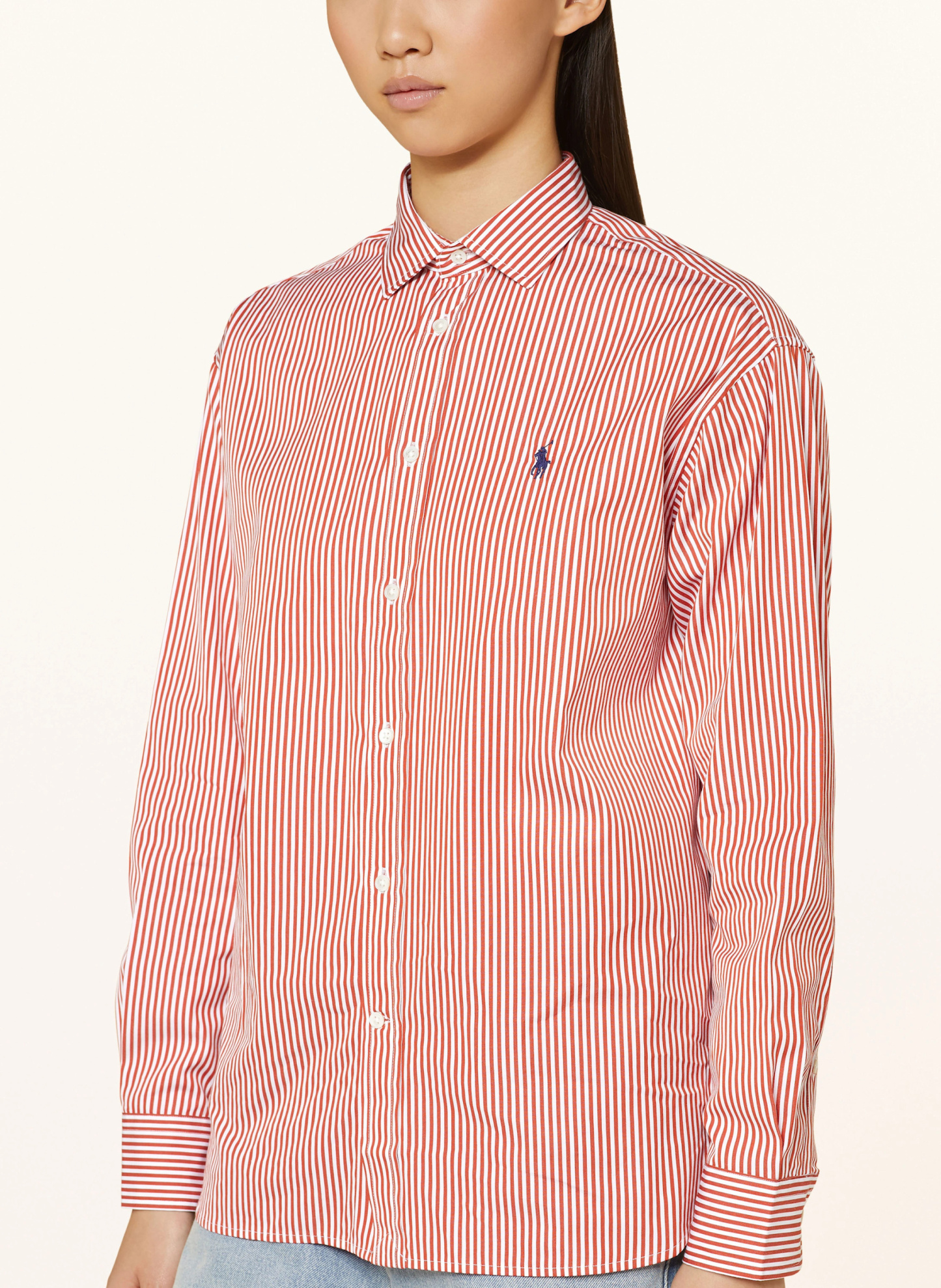 POLO RALPH LAUREN Hemdbluse – WEISS / ROT
