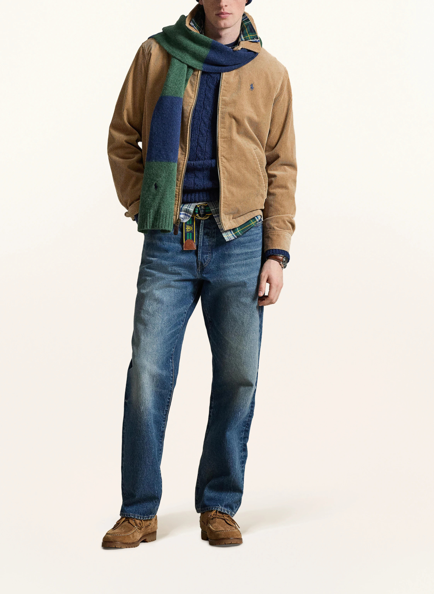 POLO RALPH LAUREN Cord-Overjacket – CAMEL