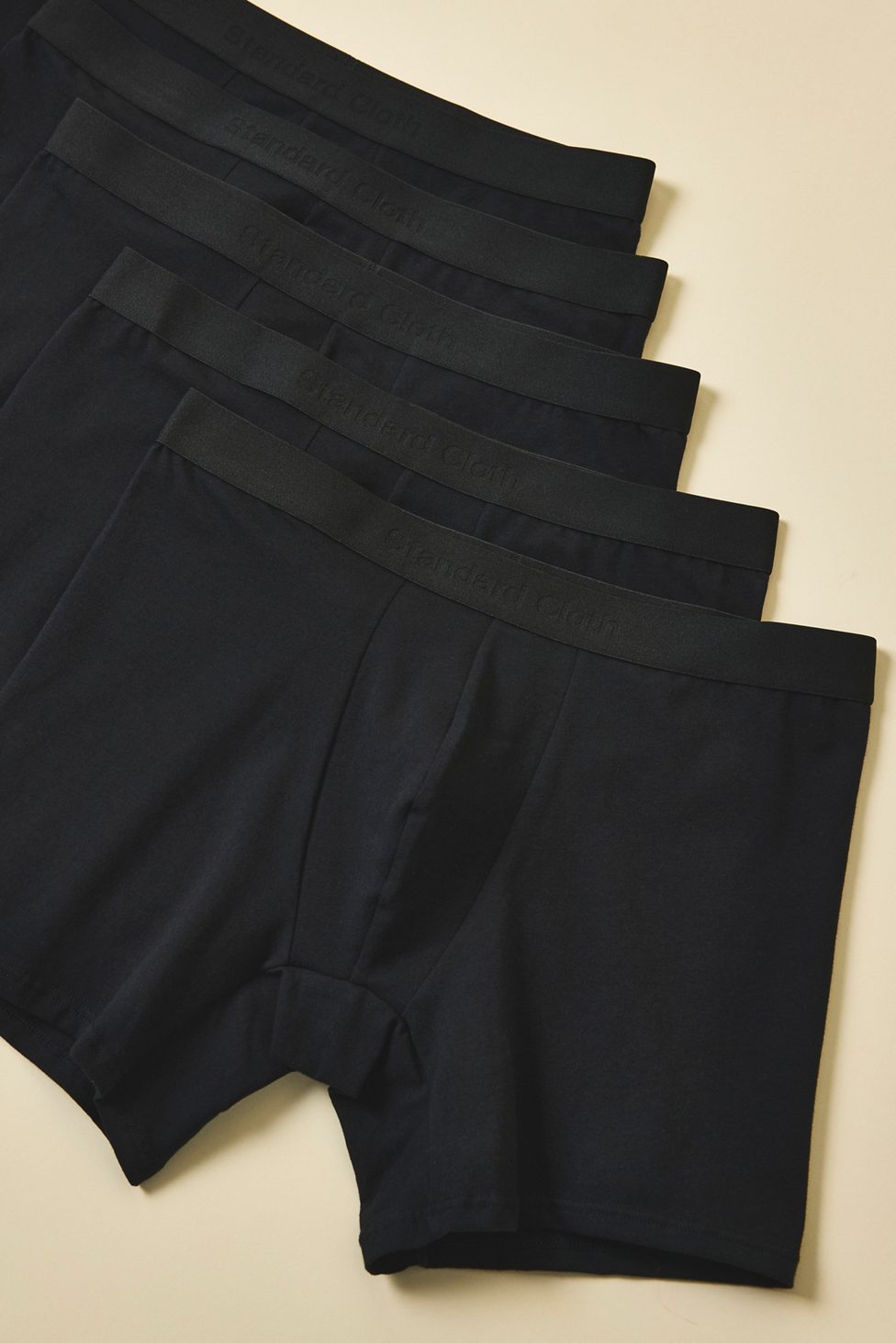 Standard Cloth Stretch Boxer Brief 5-Pack - Black
