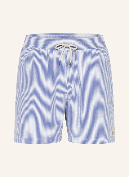 POLO RALPH LAUREN Badeshorts – HELLBLAU / WEISS