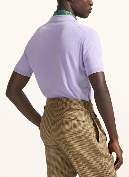 POLO RALPH LAUREN Strick-Poloshirt – HELLLILA