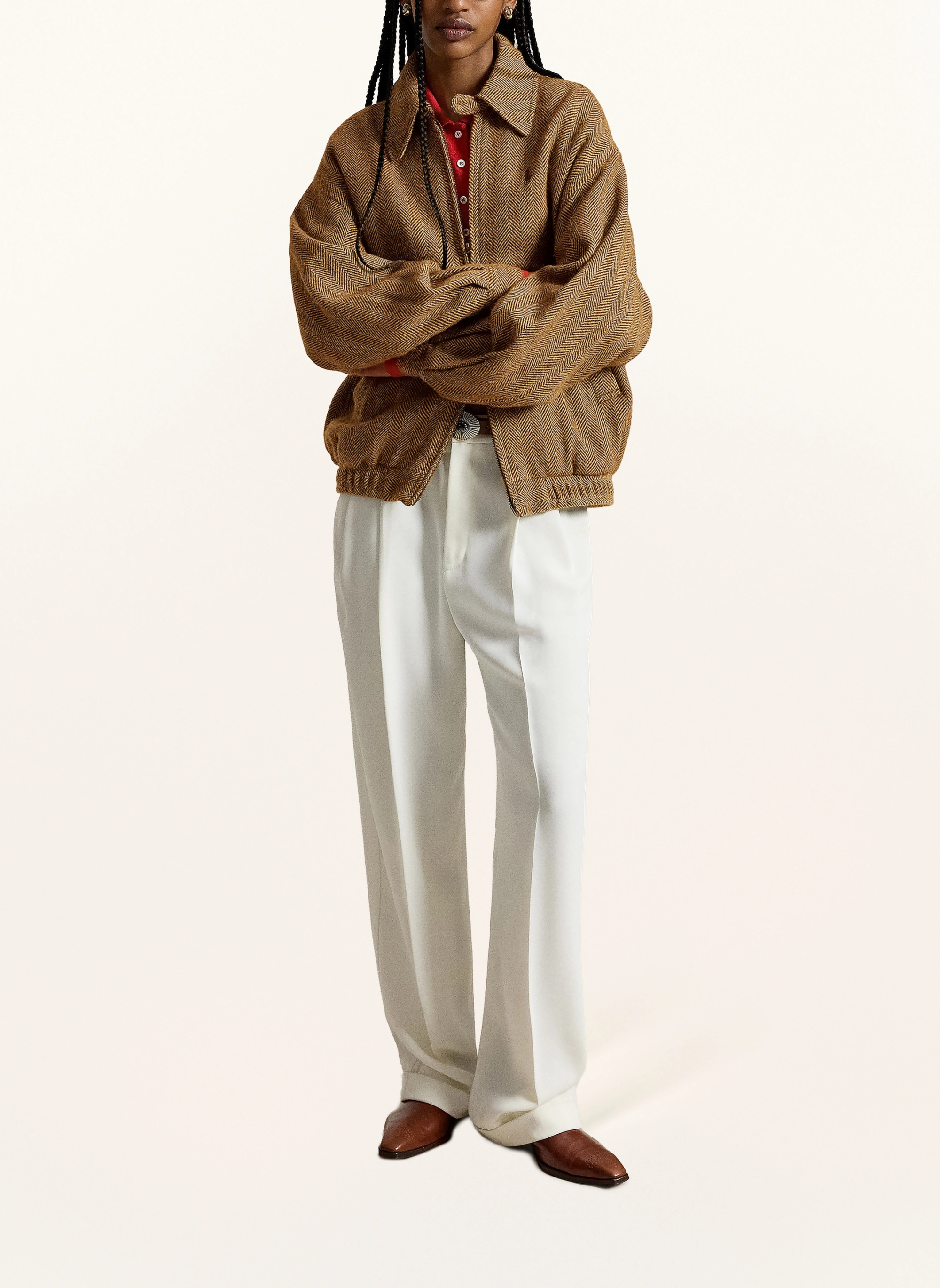POLO RALPH LAUREN Blouson – DUNKELBRAUN / HELLBRAUN