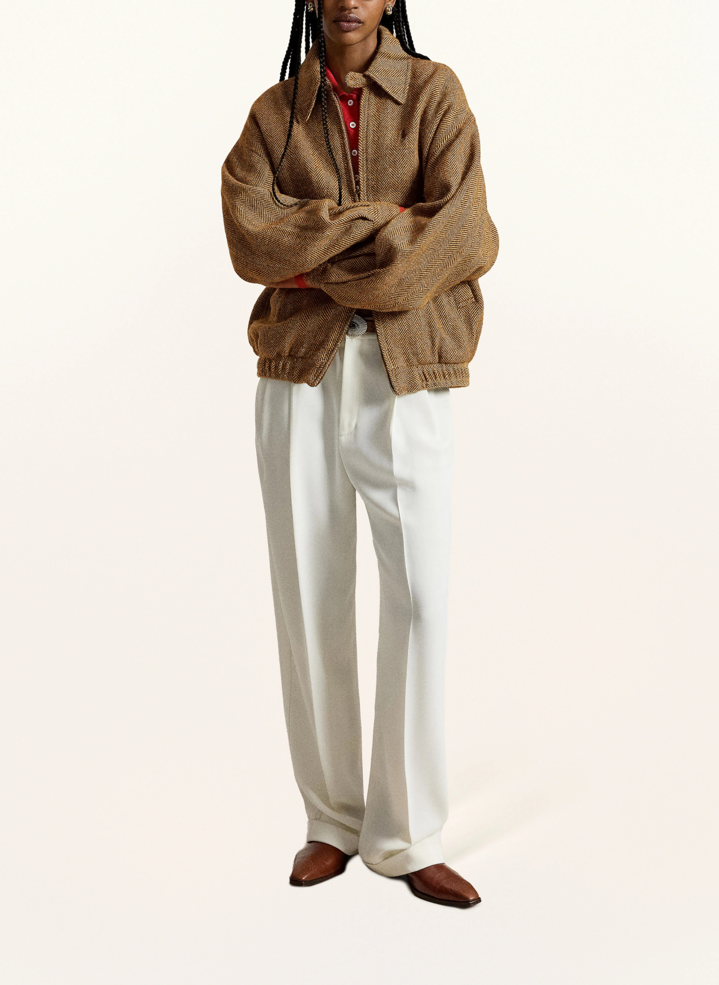 POLO RALPH LAUREN Blouson – DUNKELBRAUN / HELLBRAUN