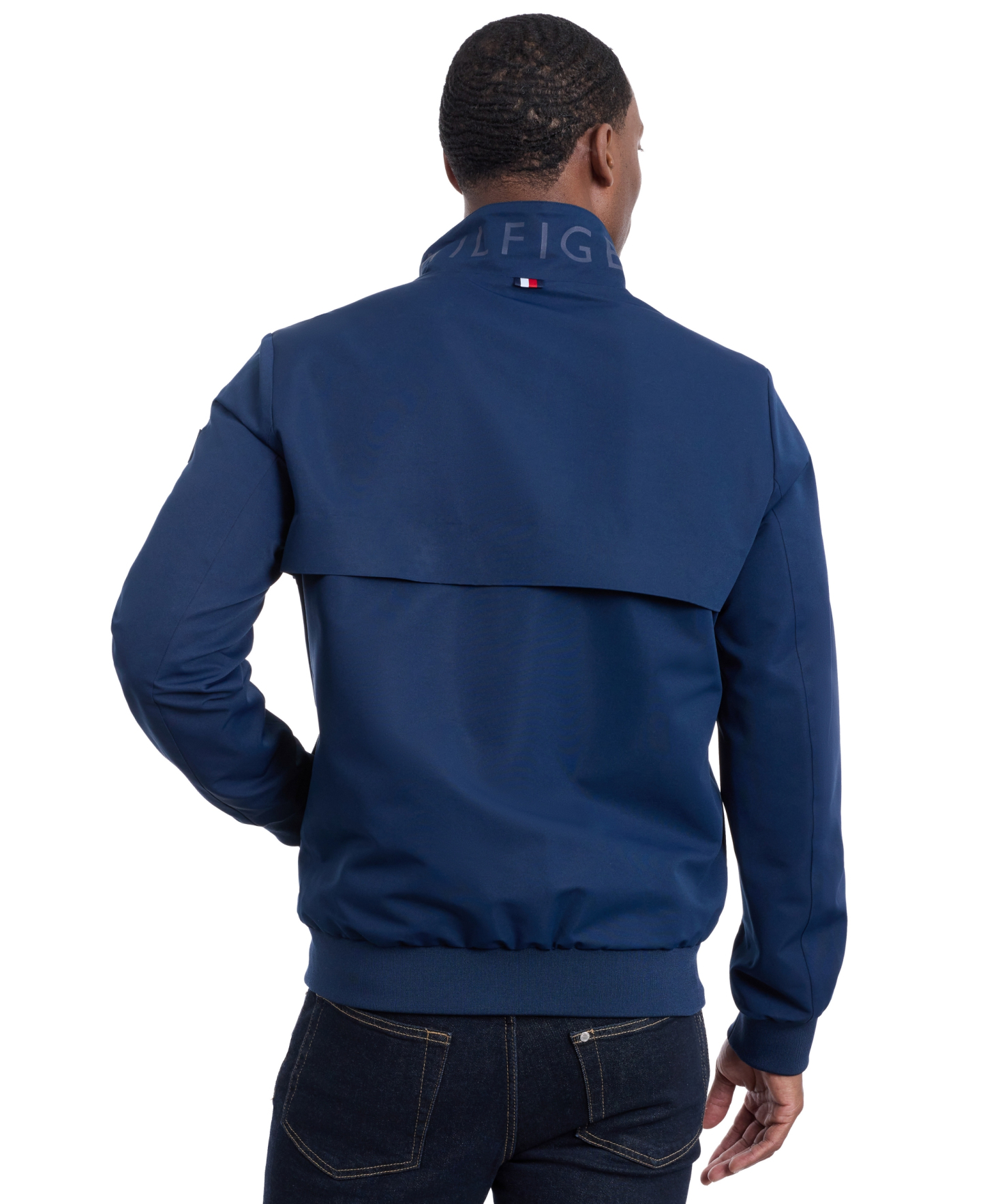 Tommy Hilfiger Men's Water Resistant Boating Regular-Fit Jacket - Navy