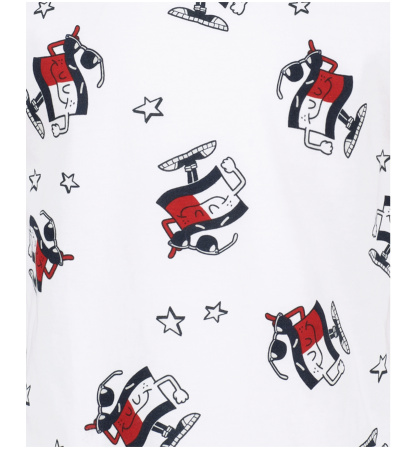 Tommy Hilfiger Boys' 2T-7 Short-Sleeve Graphic T-Shirt - Fresh White