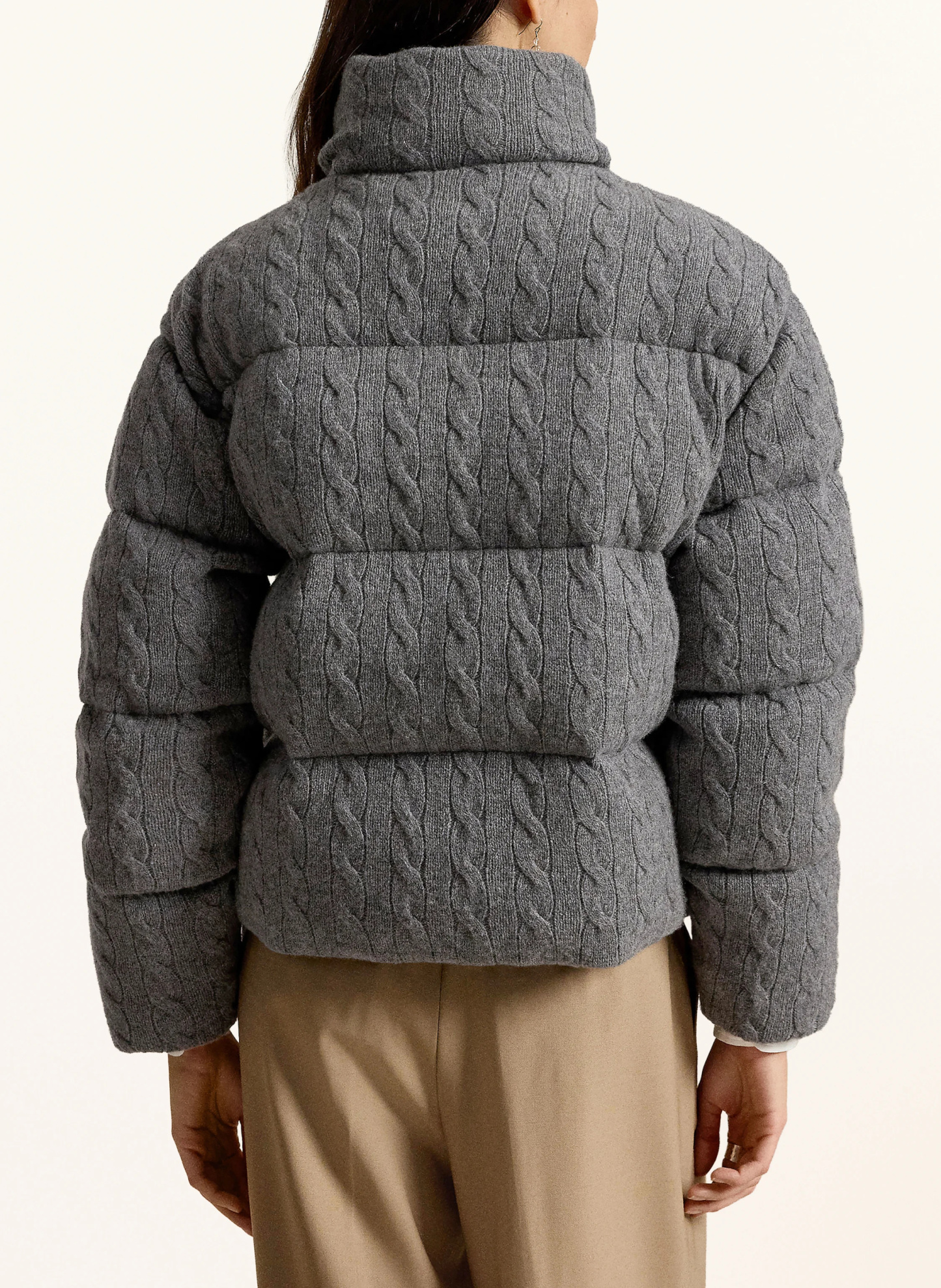 POLO RALPH LAUREN Steppjacke – GRAU / DUNKELBLAU