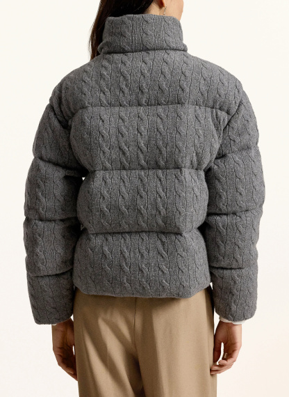 POLO RALPH LAUREN Steppjacke – GRAU / DUNKELBLAU