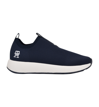 Tommy Hilfiger Women's Ada Lightweight Knit Slip-On Sneakers - Dark Blue/White