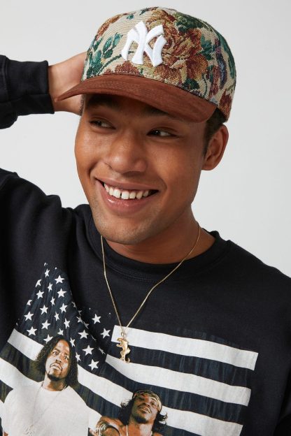American Needle Brooklyn Eagles Jacquard Hat - Brown Multi