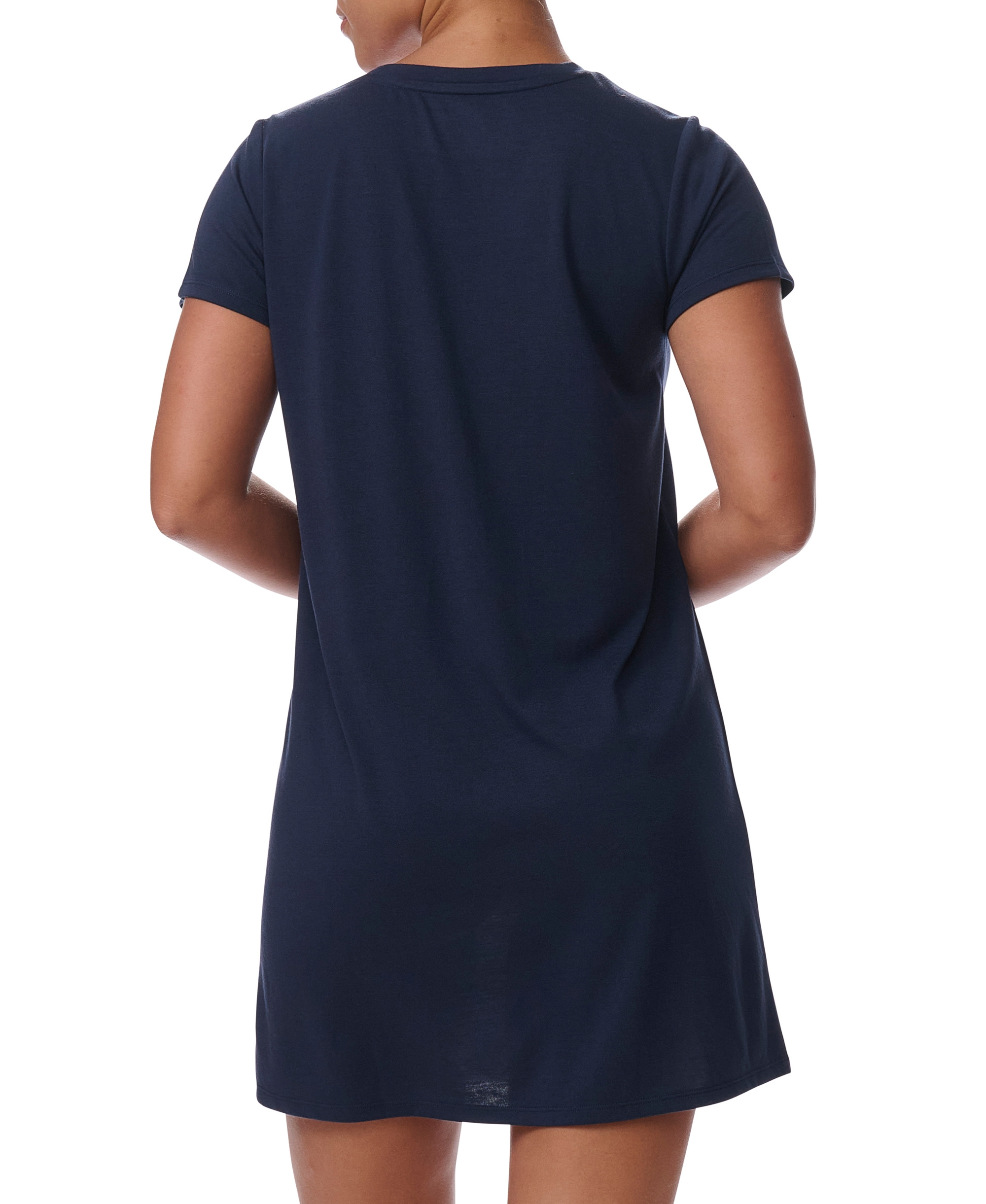 Tommy Hilfiger Women's Short-Sleeve Crewneck Sleepshirt - Sky Captain