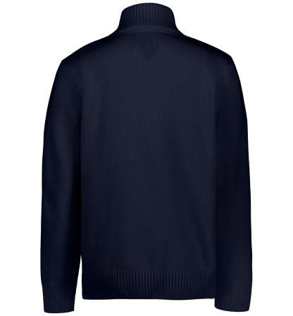 Tommy Hilfiger Boys' 8-20 Zipneck Cotton Quarter-Zip Sweater - Navy Blazer