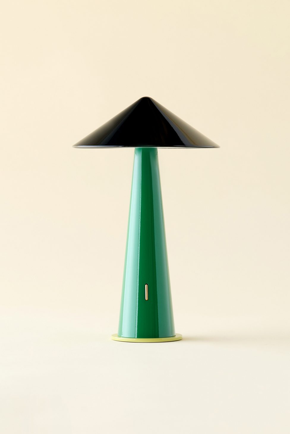 Tipsy Ombré Portable LED Table Lamp - Rich Black/Emerald Green