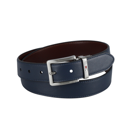 32MM Tommy Hilfiger Men's Two-In-One Reversible Dress Belt - Navy/Brown