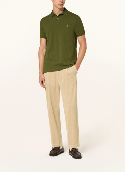 POLO RALPH LAUREN Piqué-Poloshirt Custom Slim Fit – OLIV