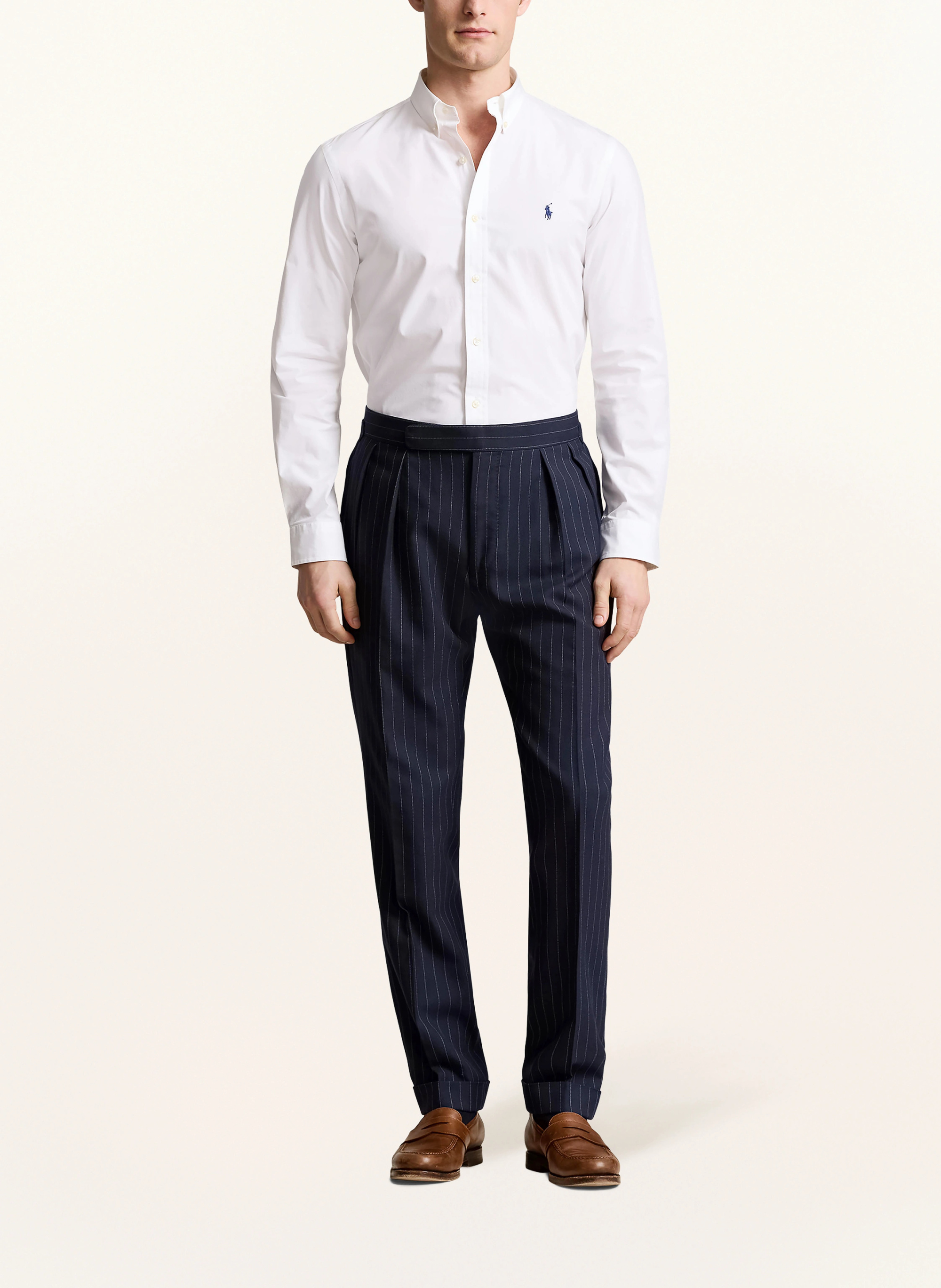 POLO RALPH LAUREN Hemd Slim Fit – WEISS