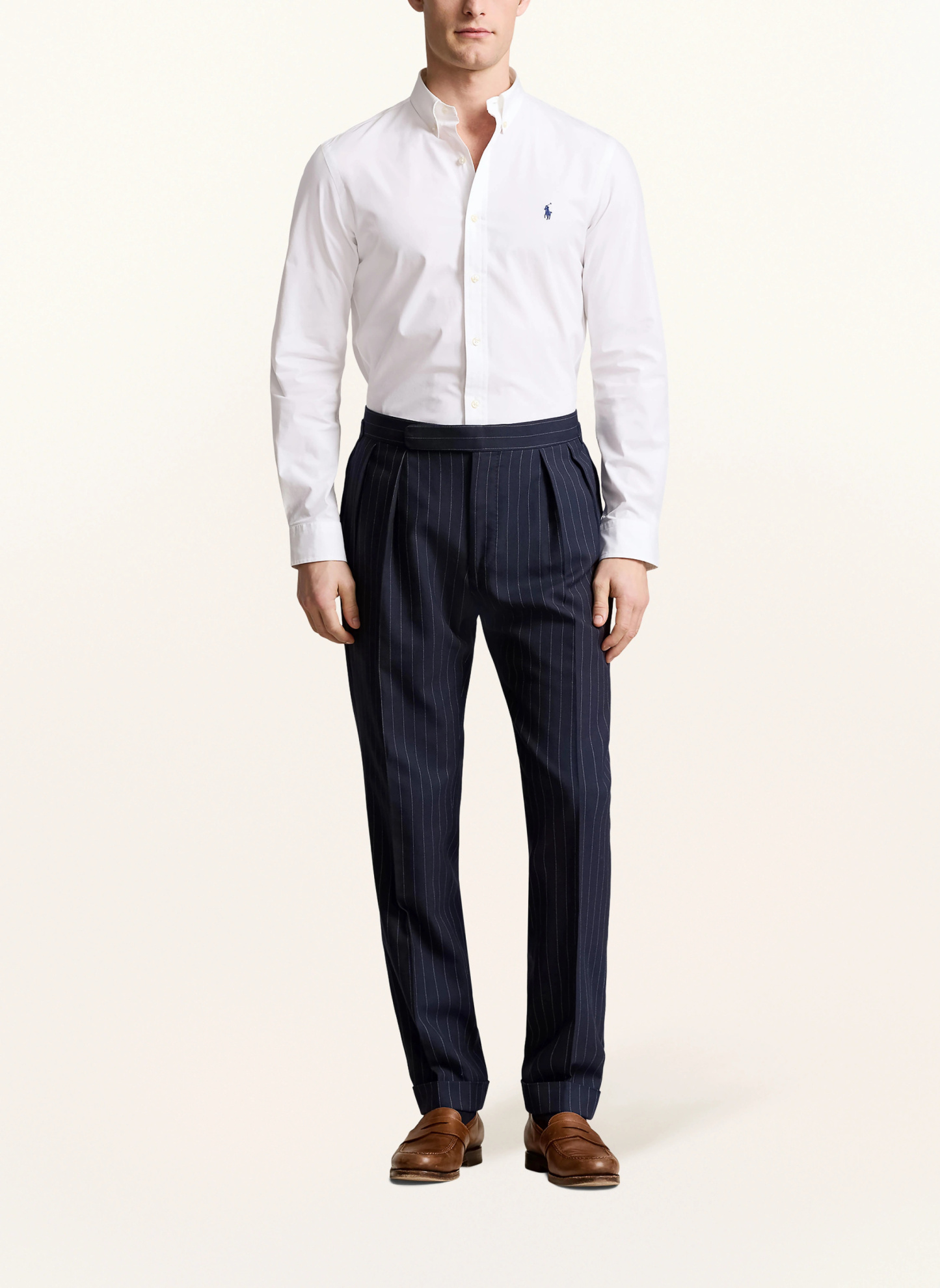 POLO RALPH LAUREN Hemd Slim Fit – WEISS