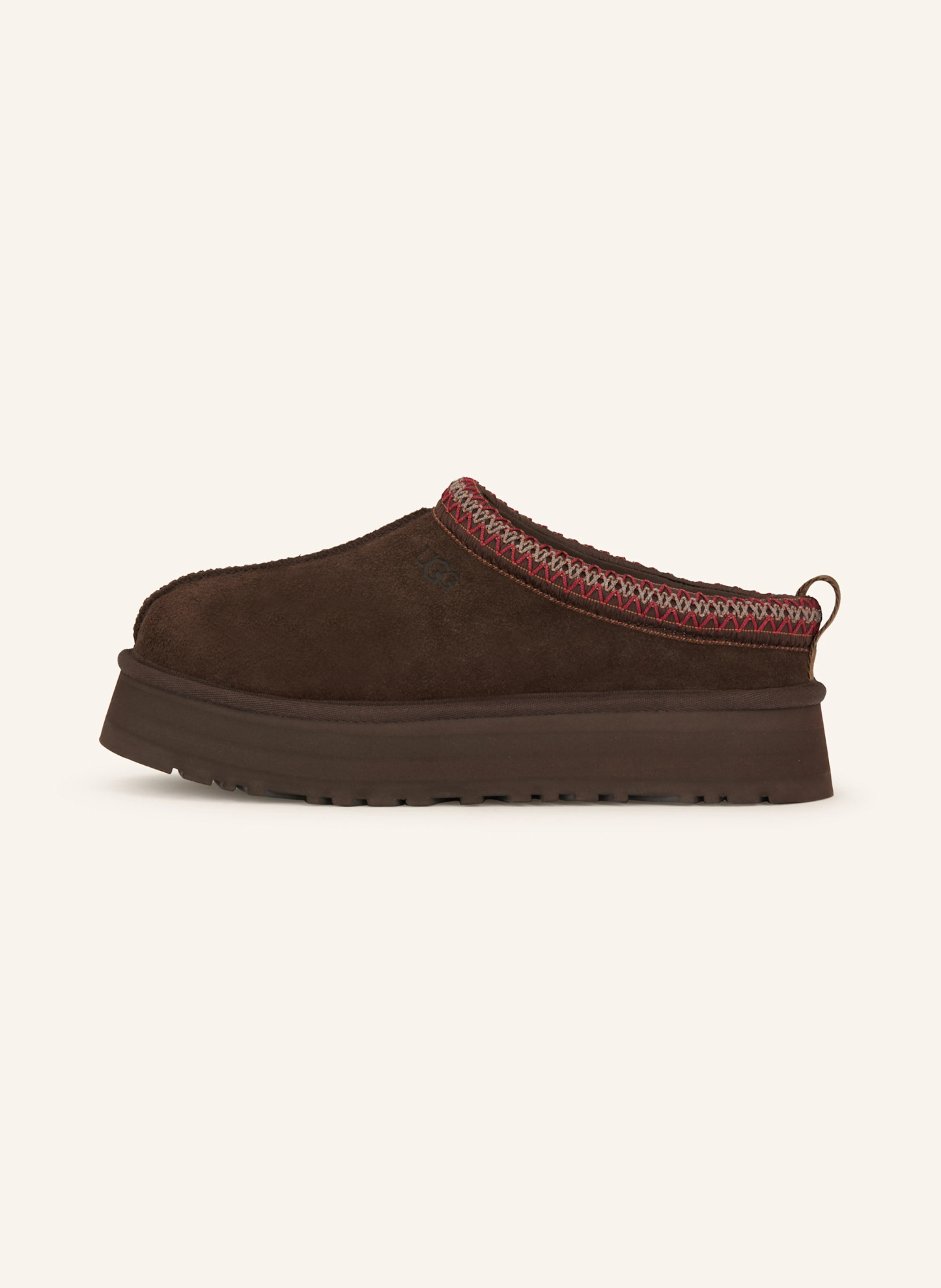 UGG Plateau-Pantoletten TAZZ – DUNKELBRAUN