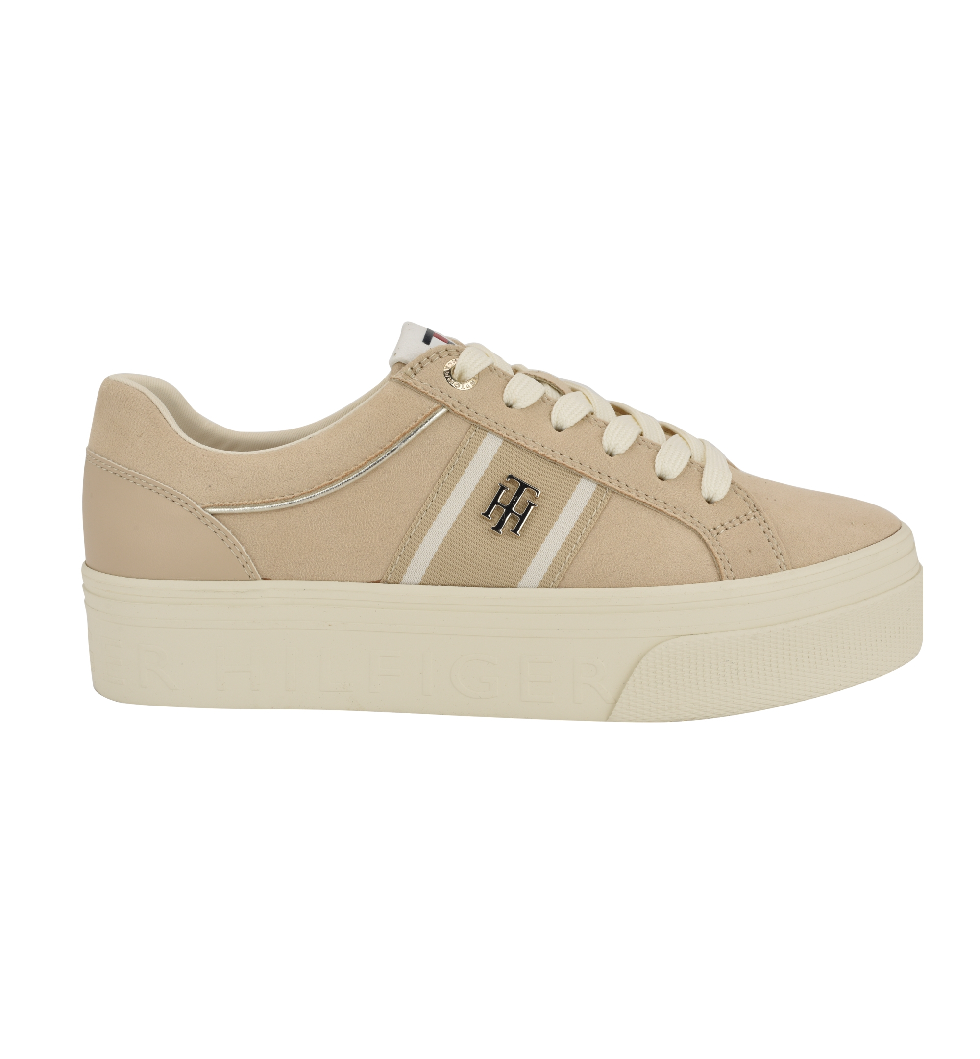 Tommy Hilfiger Women's Badria Logo Platform Sneakers - Light Natural