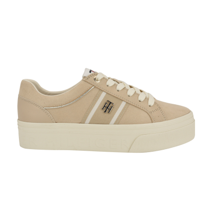 Tommy Hilfiger Women's Badria Logo Platform Sneakers - Light Natural