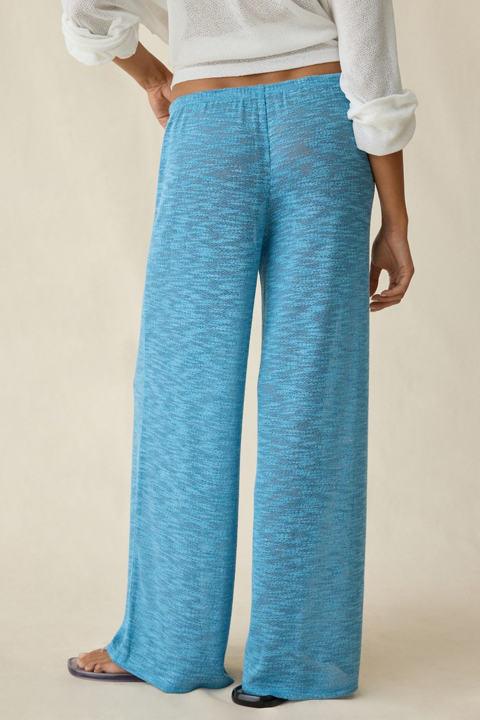 Out From Under Bella Semi-Sheer Swit Beach Pants - Ocean Blue