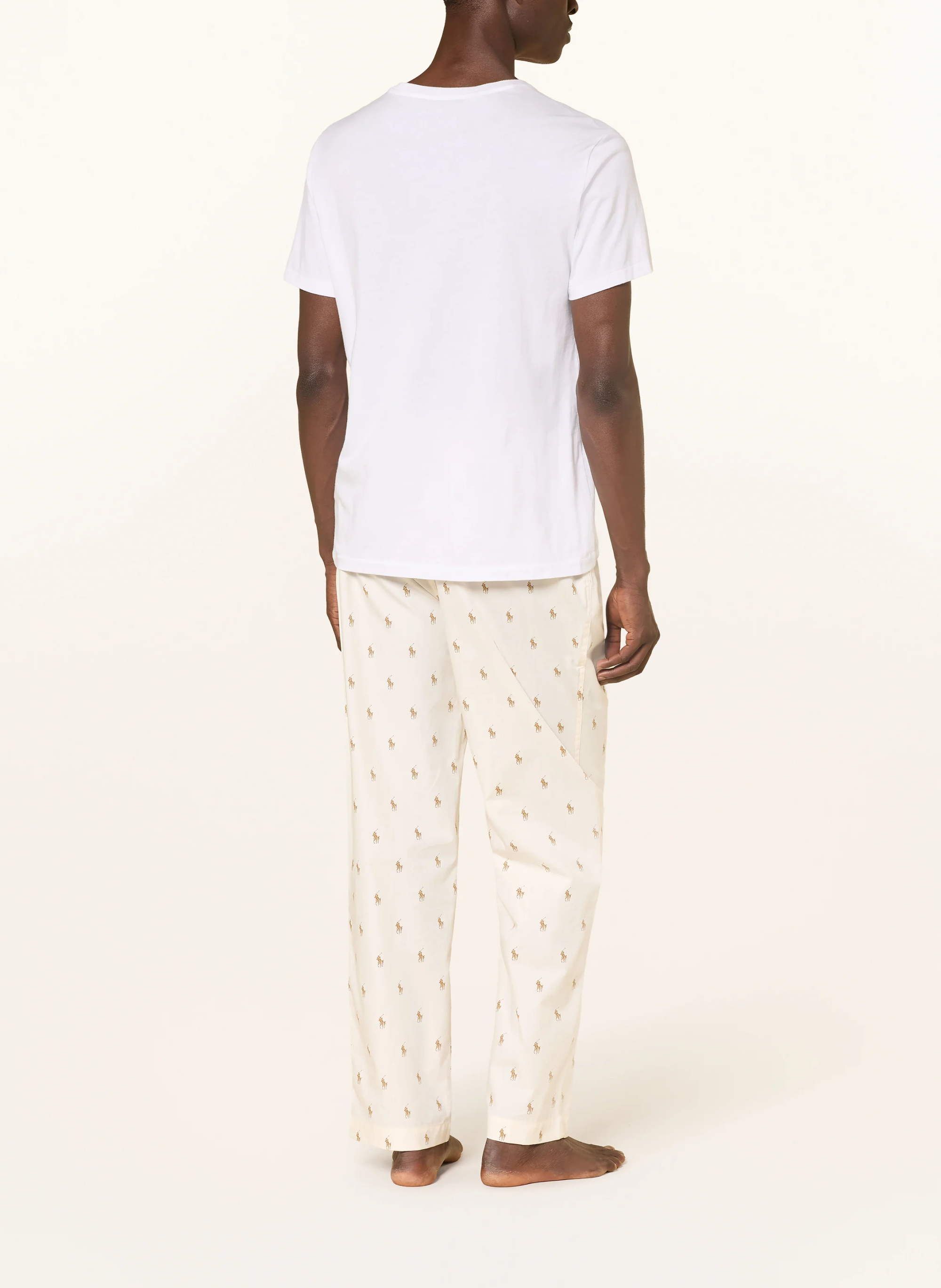 POLO RALPH LAUREN Schlafhose – CREME / BEIGE