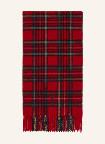 POLO RALPH LAUREN Cashmere-Schal – ROT / BLAU / GELB