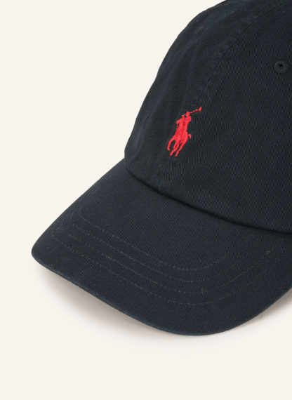 POLO RALPH LAUREN Cap – SCHWARZ / ROT